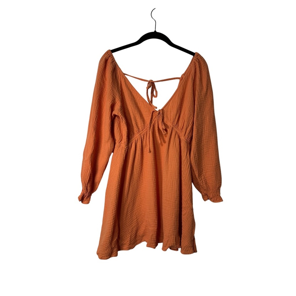 Pink Lily Terracotta Long Sleeve Dress